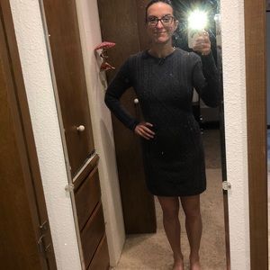 Gray Sweater Dress
